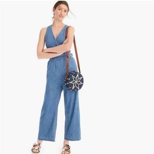 J-crew jumpsuit - Point Sur wide-leg tailored indigo
